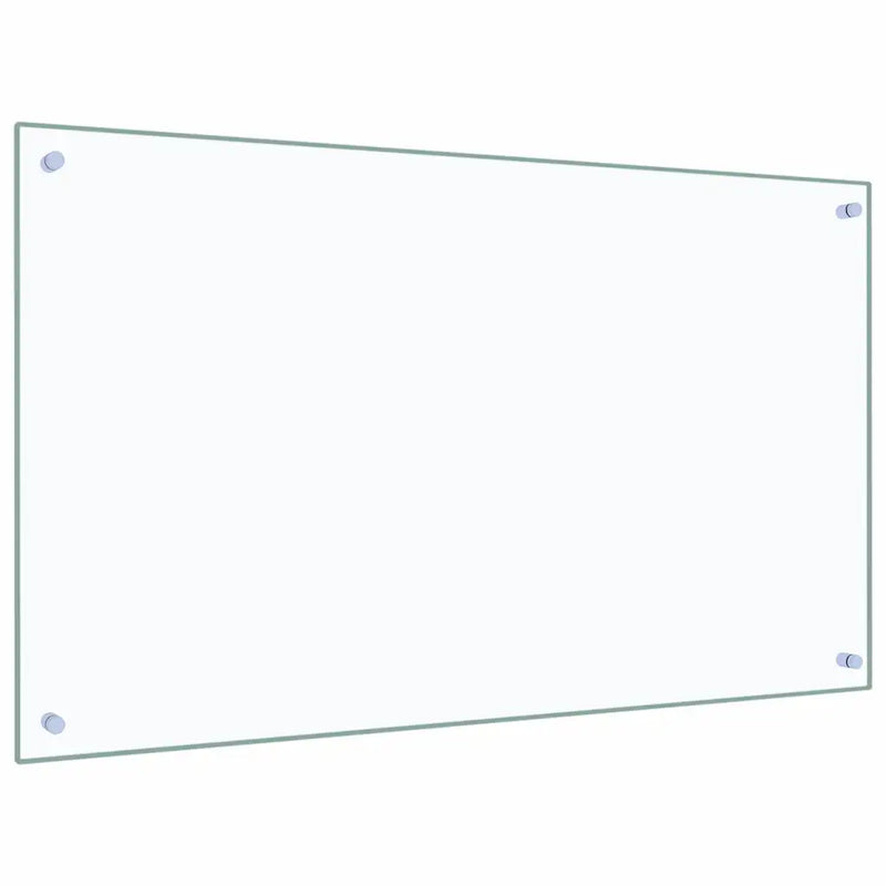Kitchen Backsplash Transparent 100x60 cm Tempered Glass