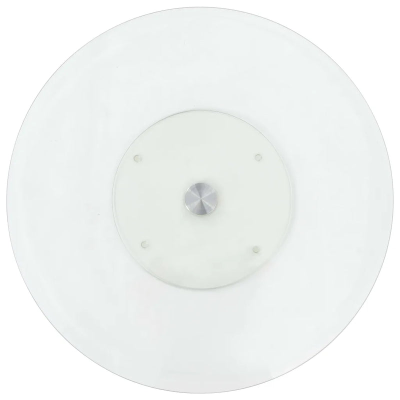 Rotating Serving Plate Transparent 60 cm Tempered Glass