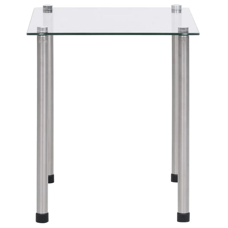 Nesting Tables 3 pcs Transparent Tempered Glass