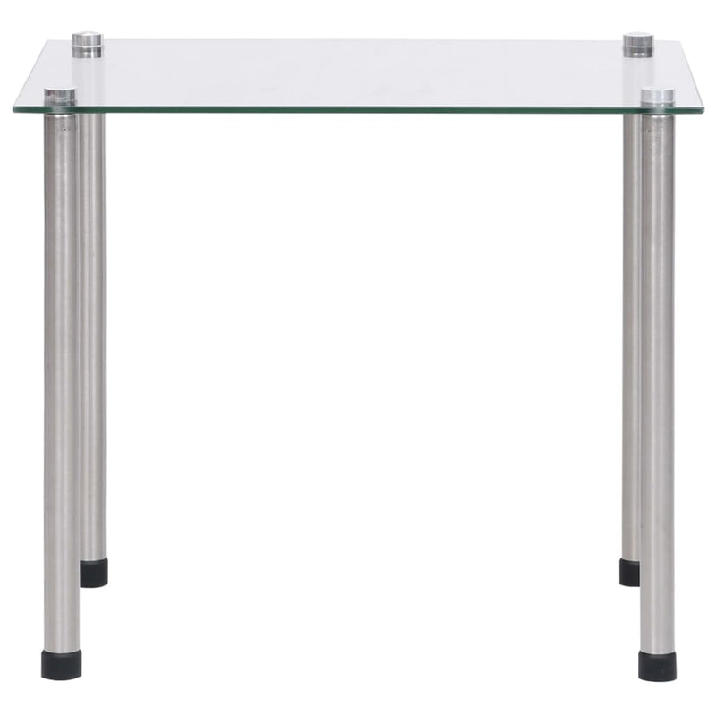 Nesting Tables 3 pcs Transparent Tempered Glass