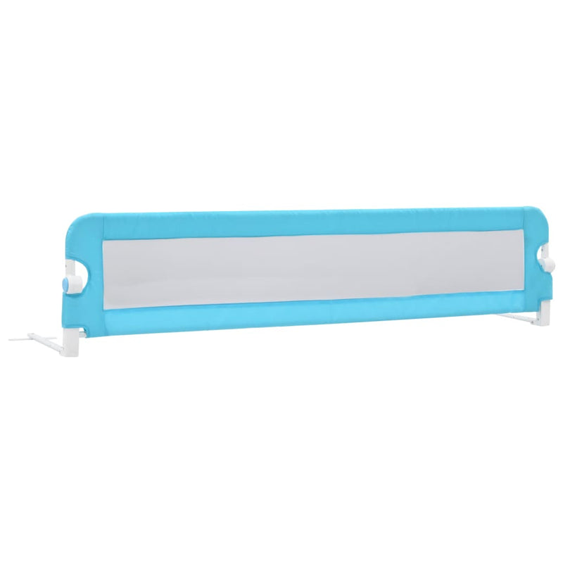 Toddler Safety Bed Rail Blue 180x42 cm Polyester