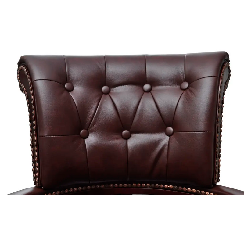 Swivel Office Chair Brown