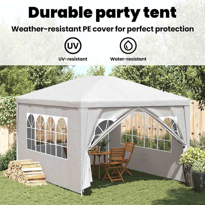 vidaXL Party Tent 3x4 m White