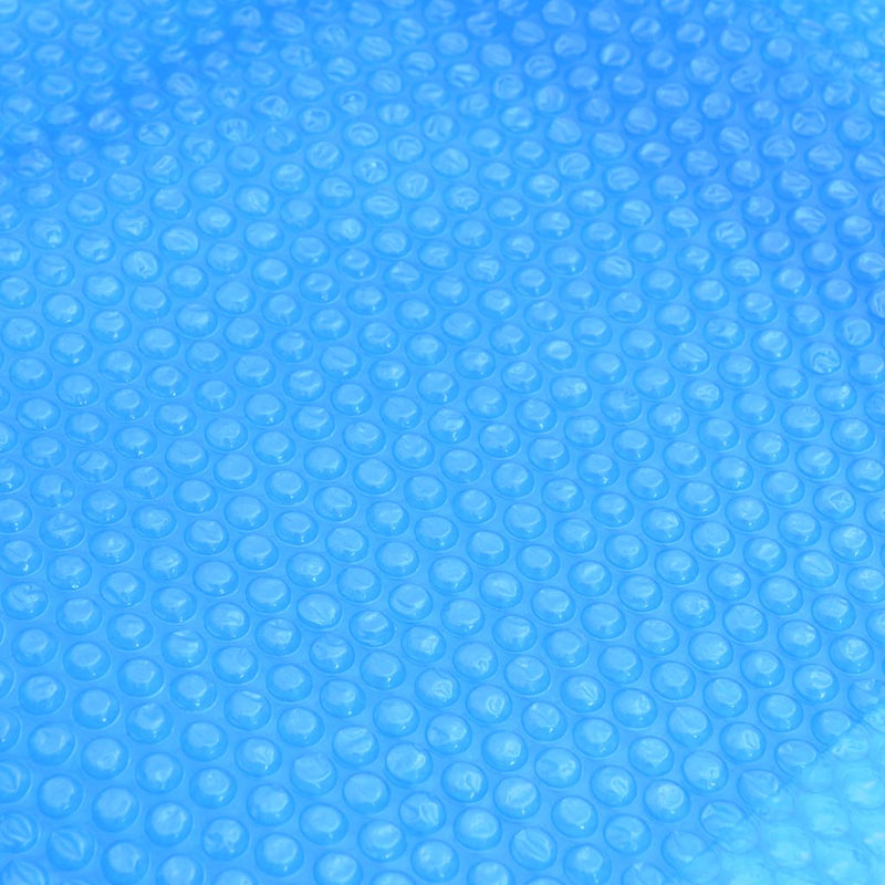 vidaXL Floating Round PE Solar Pool Film 381 cm Blue