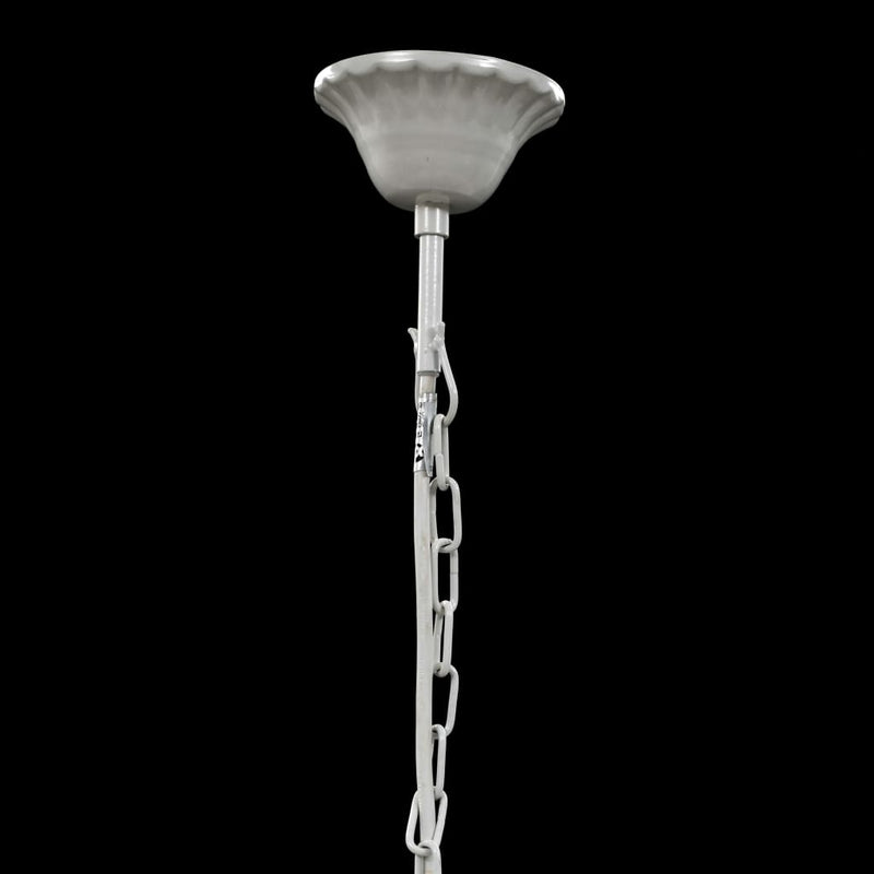 vidaXL Chandelier 5 Bulbs Transparent