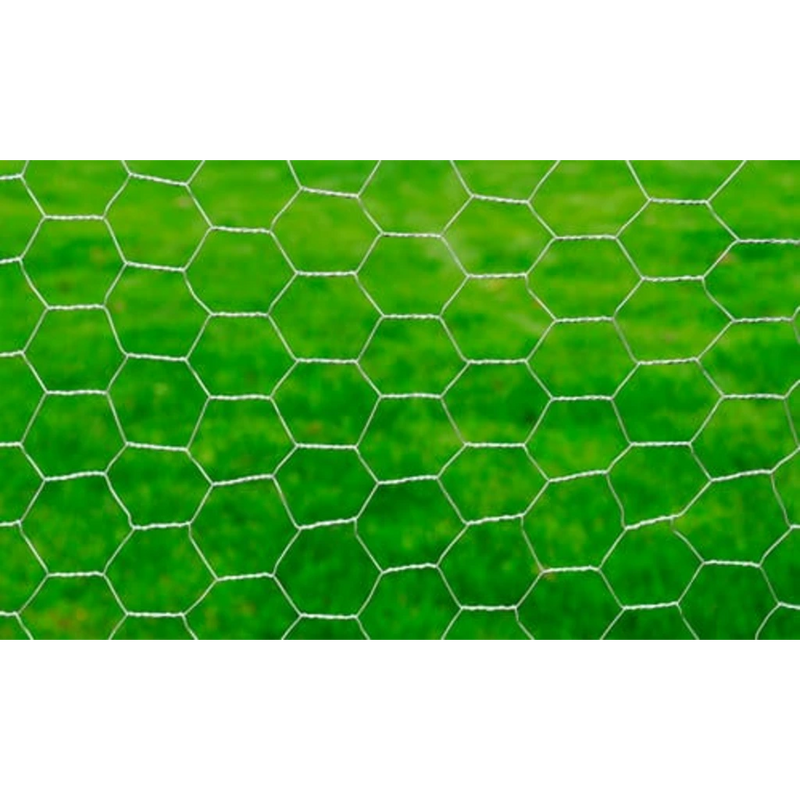 Chicken Wire Fence Galvanised Steel 25x1 m Silver