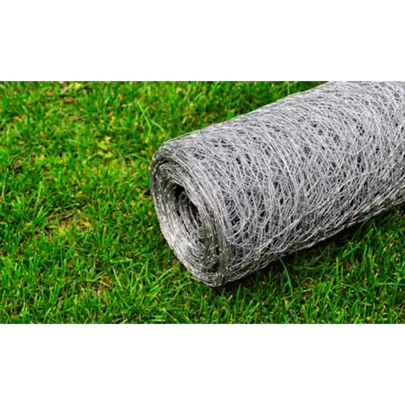 Chicken Wire Fence Galvanised Steel 25x1 m Silver