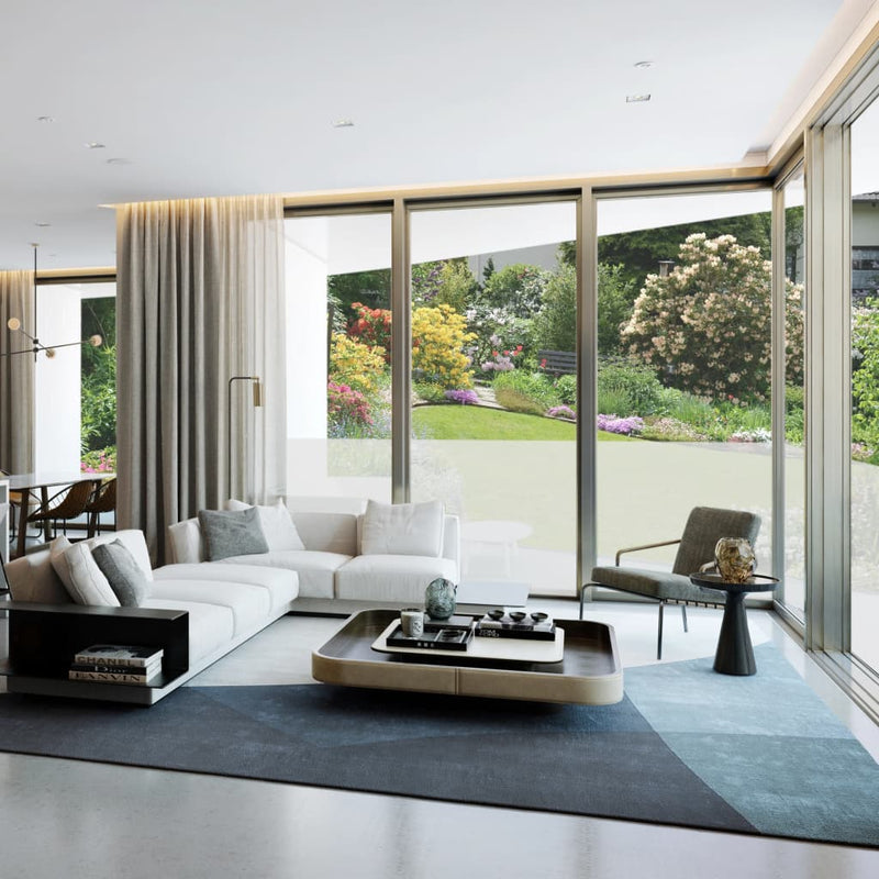 vidaXL Window Film Frosted Grey 0,9x5 m PVC