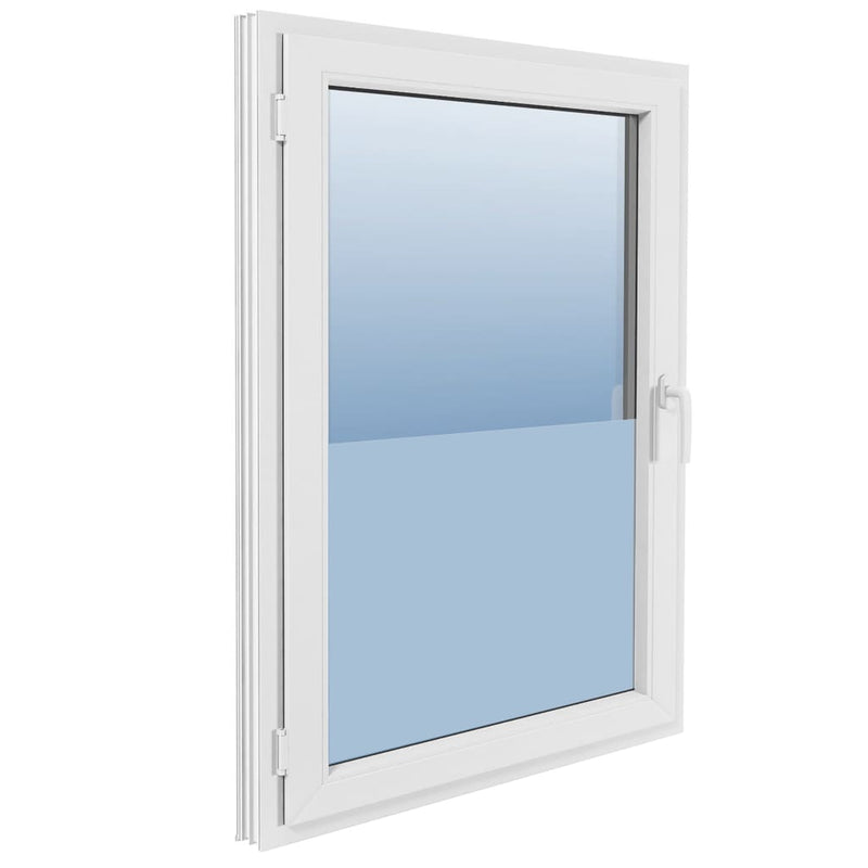 vidaXL Window Film Frosted Grey 0,9x10 m PVC