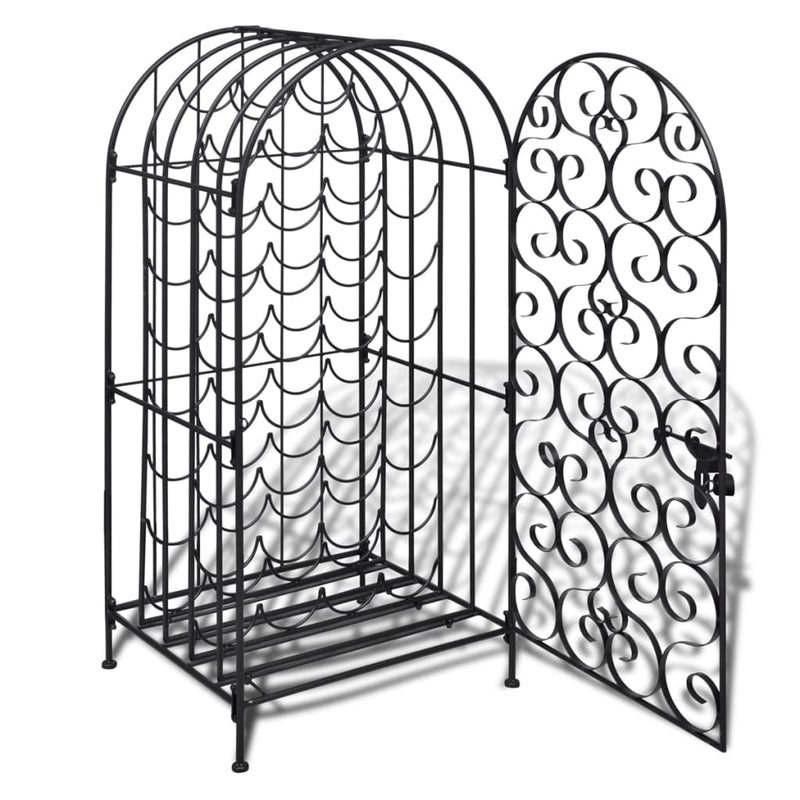 vidaXL Wine Rack for 35 Bottles Metal