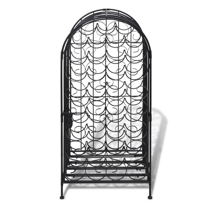 vidaXL Wine Rack for 35 Bottles Metal