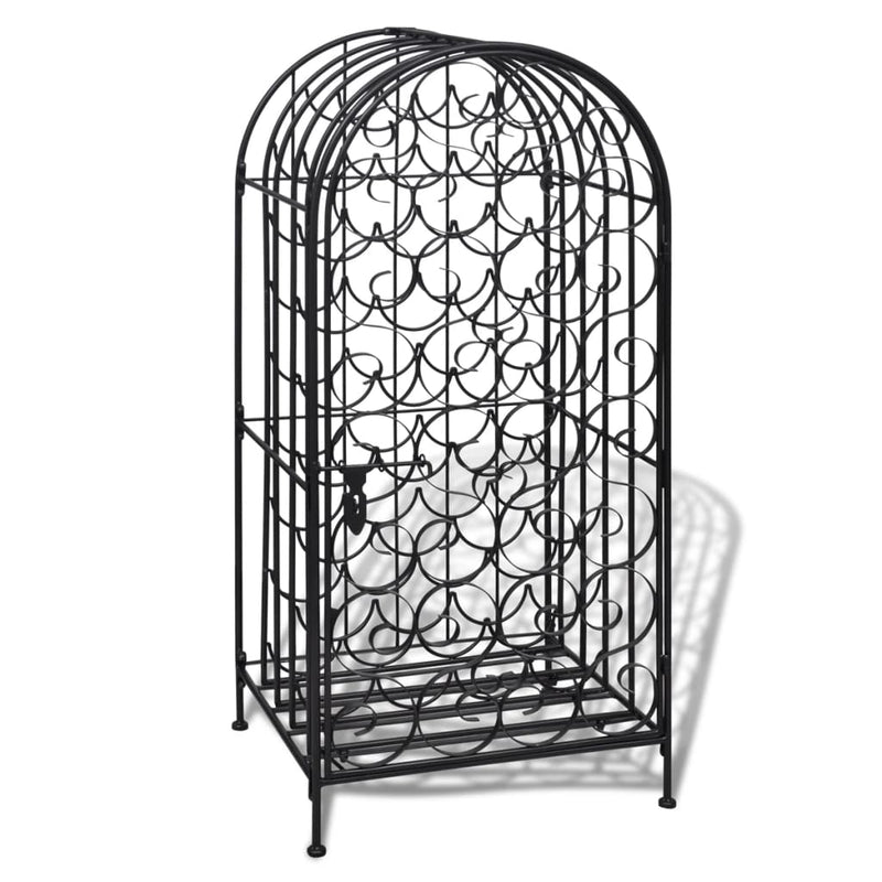 vidaXL Wine Rack for 35 Bottles Metal