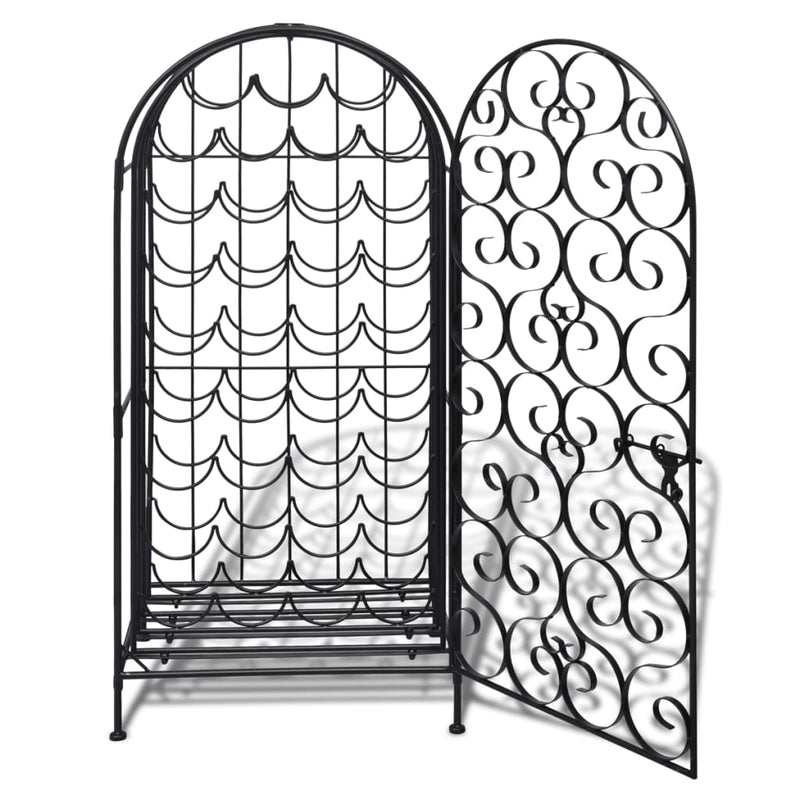vidaXL Wine Rack for 35 Bottles Metal