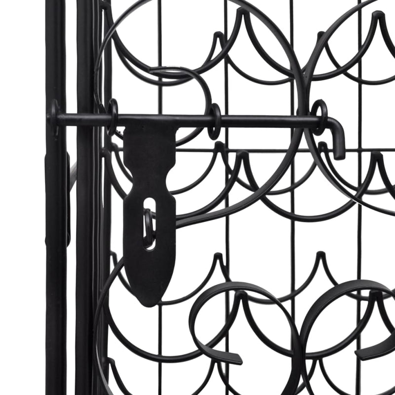 vidaXL Wine Rack for 35 Bottles Metal