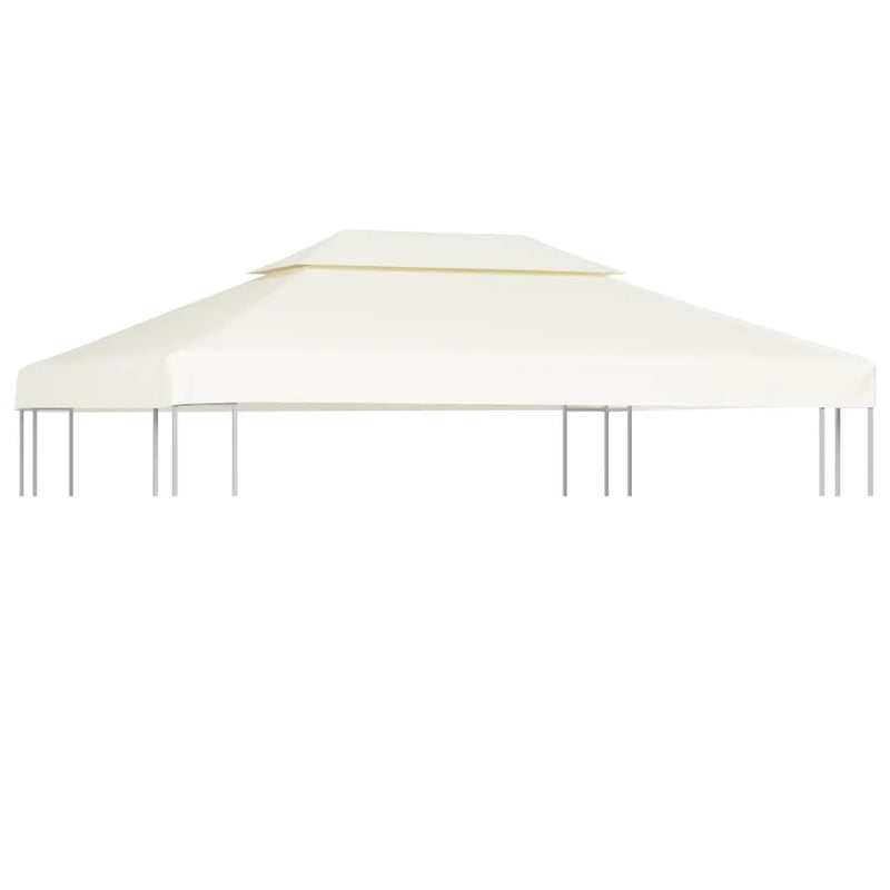 Water-proof Gazebo Cover Canopy 310 g / m��  Cream White 3 x 4 m