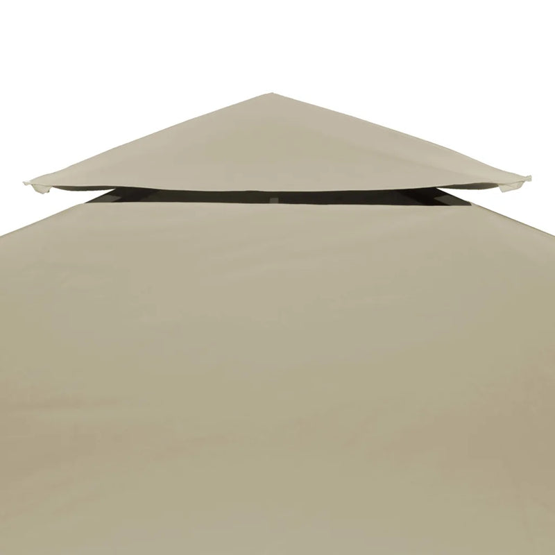 Water-proof Gazebo Cover Canopy Replacement 310 g / m�� Beige 3 x 4 m