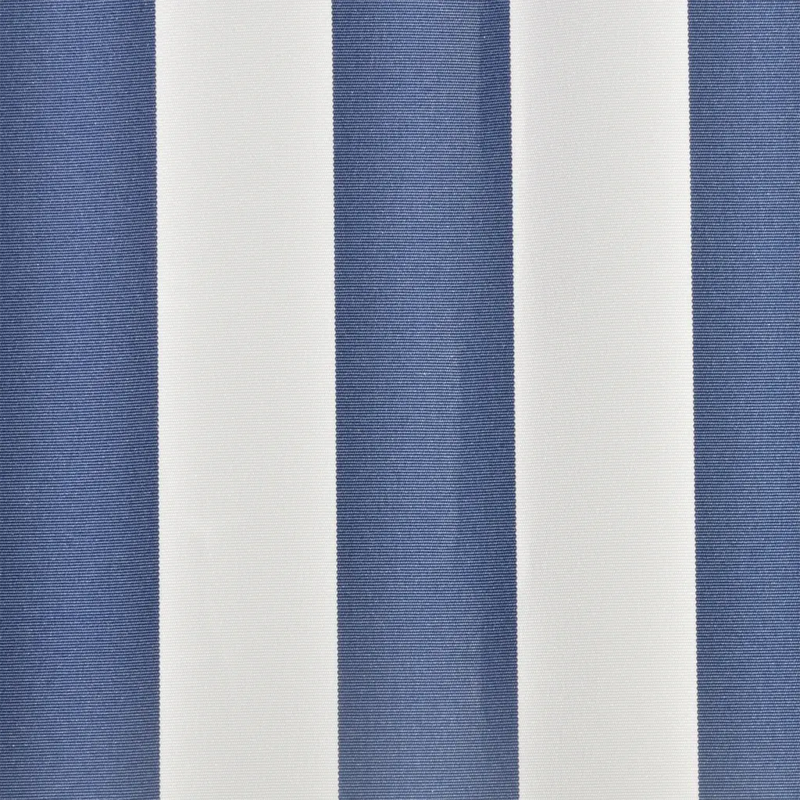 Awning Top Sunshade Canvas Blue & White 3 x 2.5m
