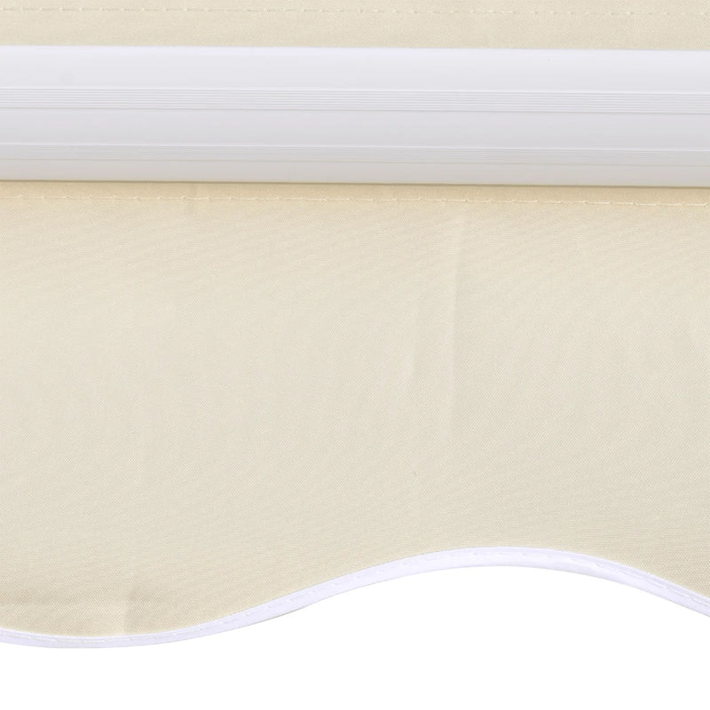 Awning Top Sunshade Canvas Cream 3x2.5m