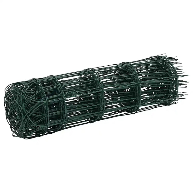 Garden Border Fence Powder-coated Iron 10x0.65 m