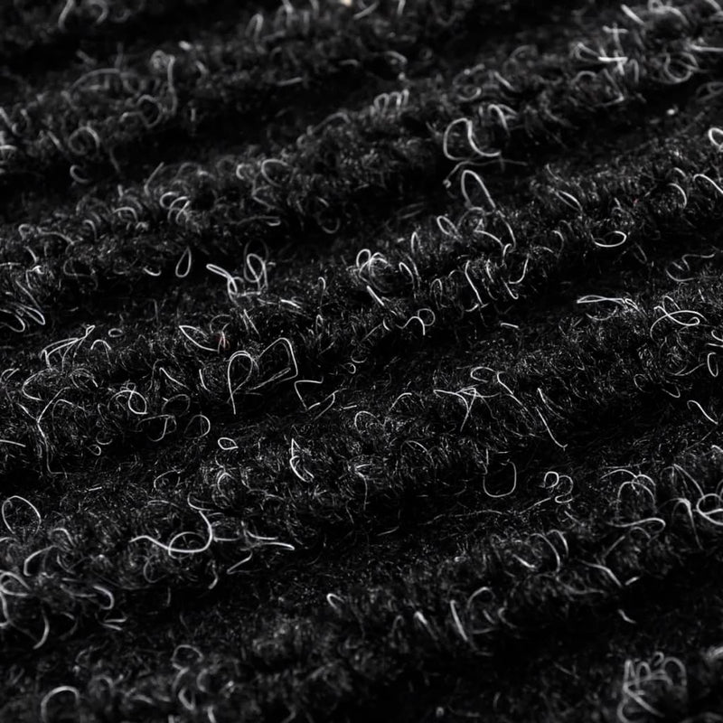 vidaXL Door Mat Black 120 x 180 cm PVC