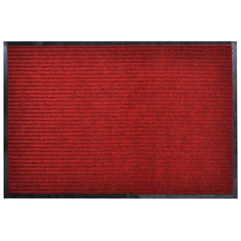 Red PVC Door Mat 90 x 120 cm