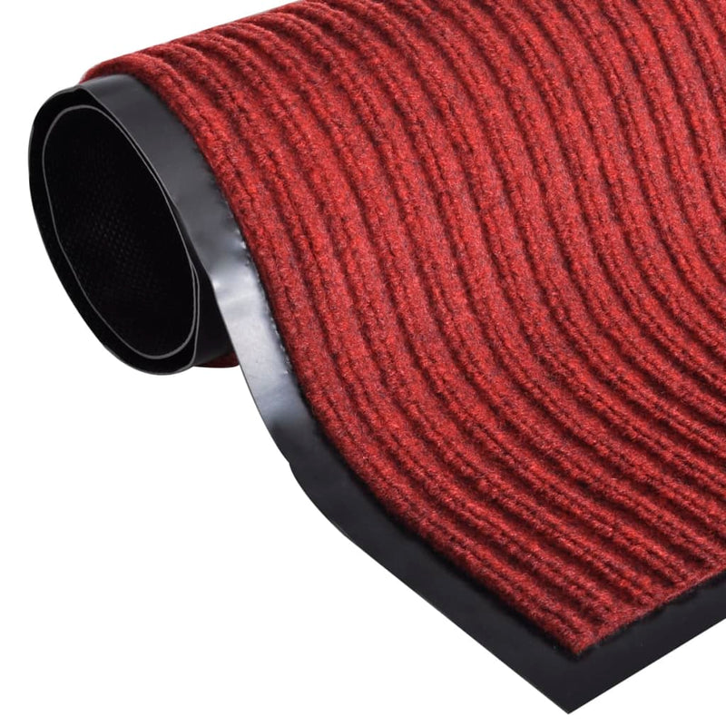 Red PVC Door Mat 90 x 120 cm
