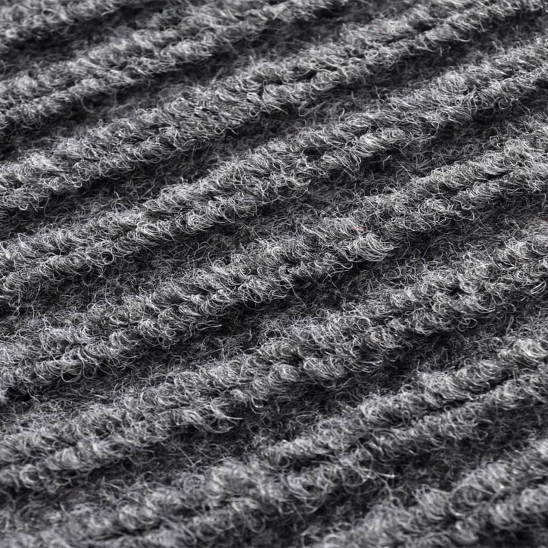 vidaXL Door Mat Grey 90 x 60 cm PVC