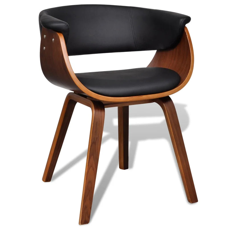 Dining Chairs 6 pcs Bent Wood and Faux Leather