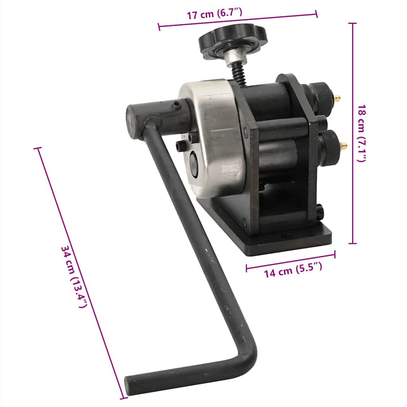 vidaXL Manual Roll Bending Machine