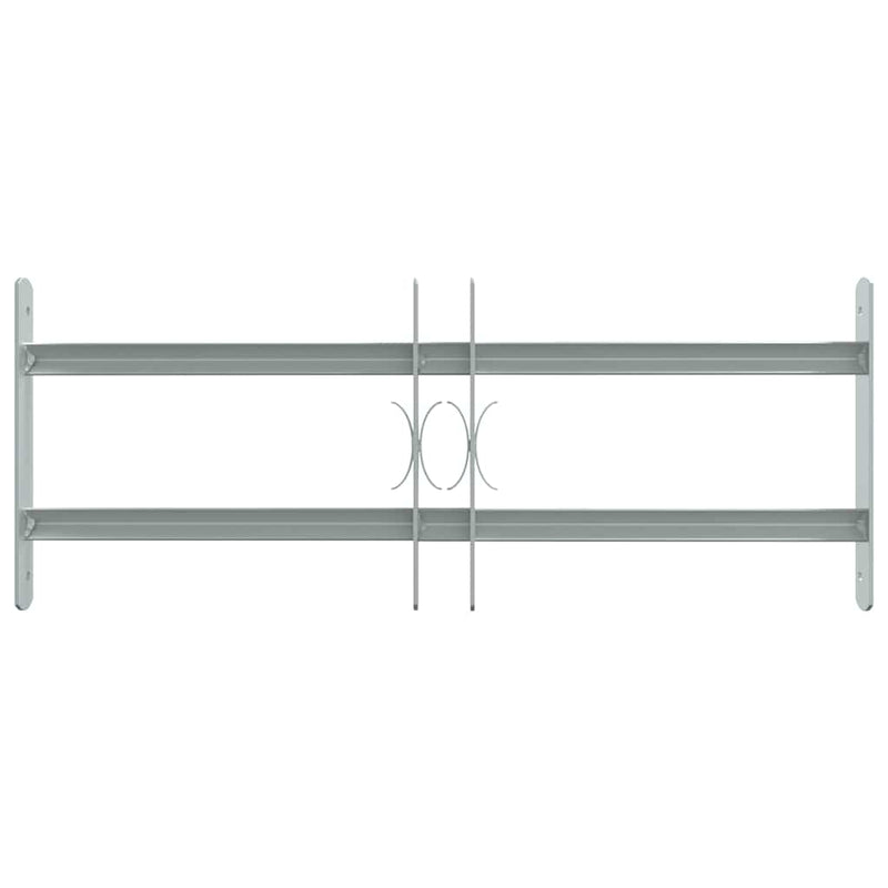 Adjustable Security Grille for Windows with 2 Crossbars 500-650 mm