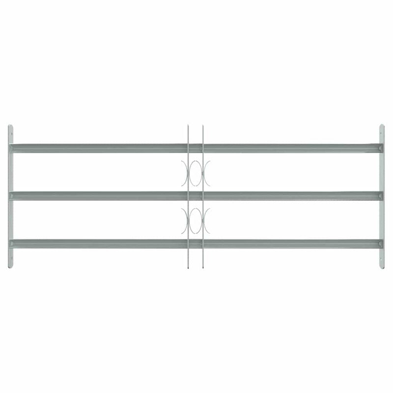 Adjustable Security Grille for Windows with 3 Crossbars 700-1050 mm