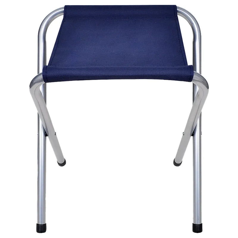 Foldable Camping Table Set with 6 Stools Height Adjustable 180 x 60 cm