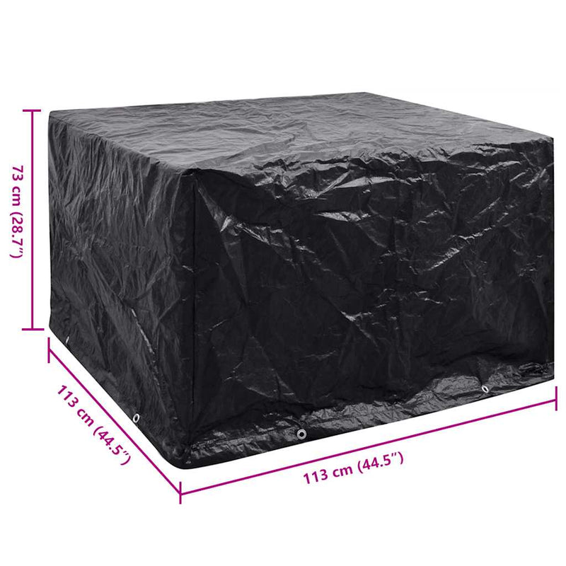 vidaXL Garden Furniture Cover 8 Eyelets 113x113x73 cm