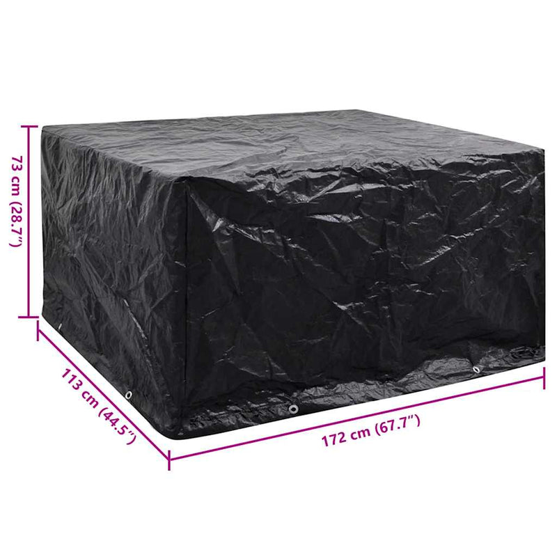 vidaXL Garden Furniture Cover 8 Eyelets 172x113x73 cm