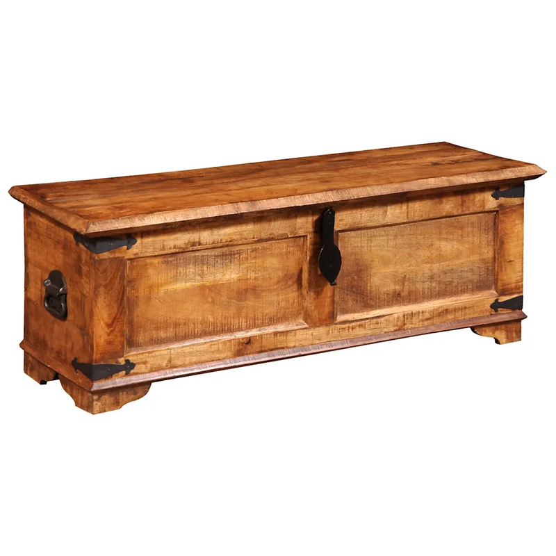 Storage Chest Rough Mango Wood