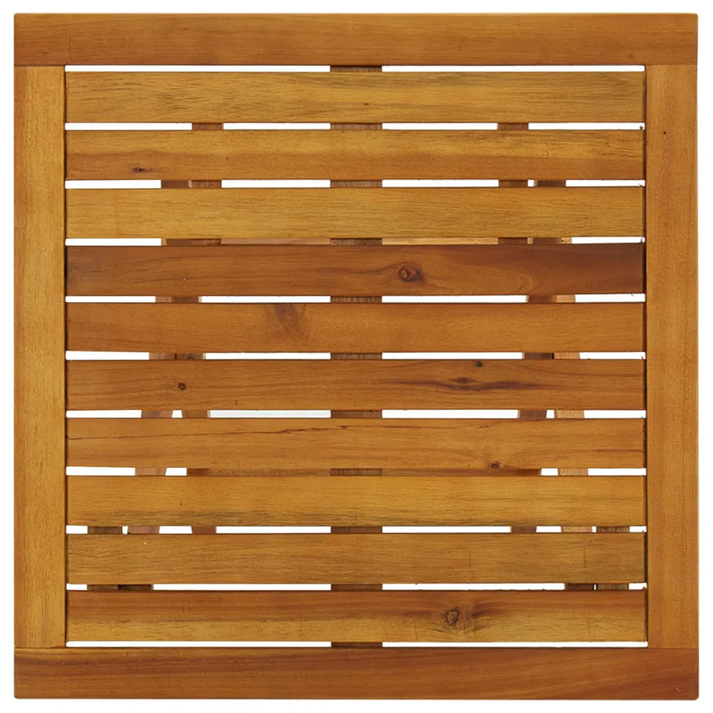 Bistro Table 46x46x47 cm Solid Acacia Wood