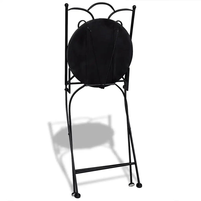 3 Piece Bistro Set Ceramic Tile Terracotta