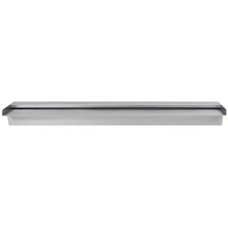 Rectangular Waterfall Pool Fountain Stainless Steel 90 cm