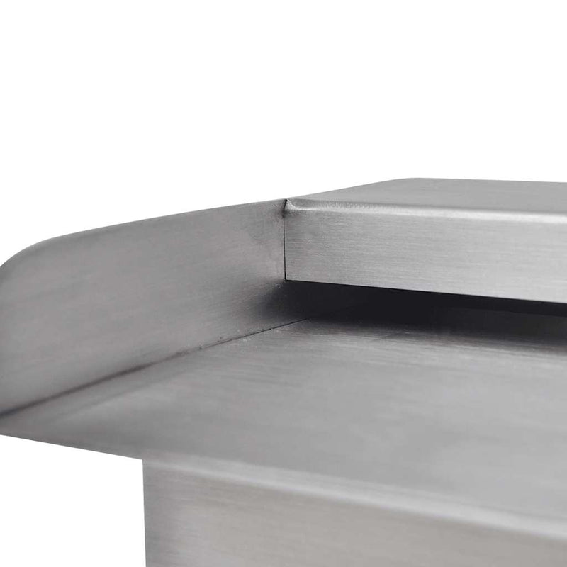 Rectangular Waterfall Pool Fountain Stainless Steel 90 cm