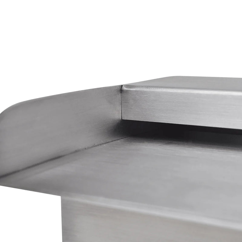 Rectangular Waterfall Pool Fountain Stainless Steel 90 cm