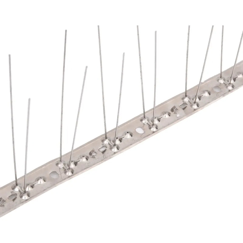 2-row Stainless Steel Bird & Pigeon Spikes Set of 6 3 m