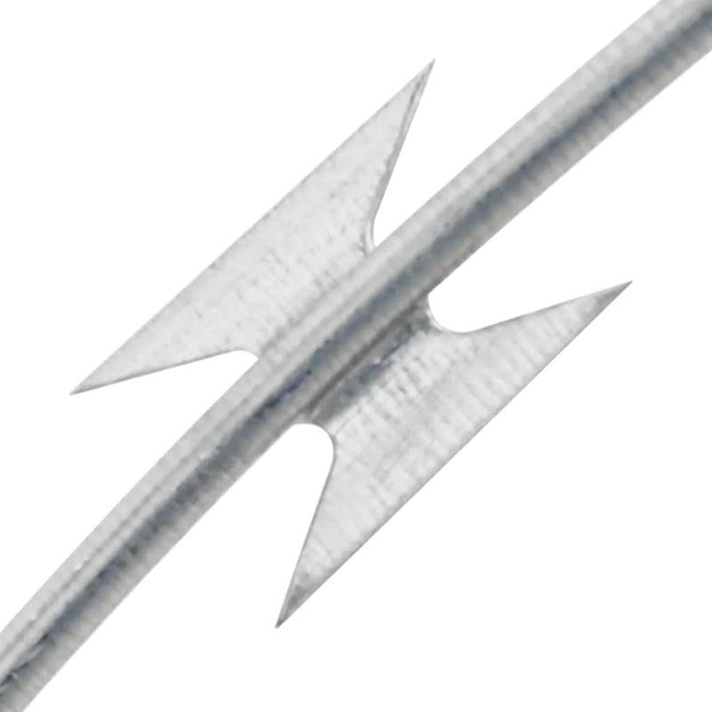 vidaXL BTO-22 Clipped Concertina Razor Wire Galvanised Steel 60 m