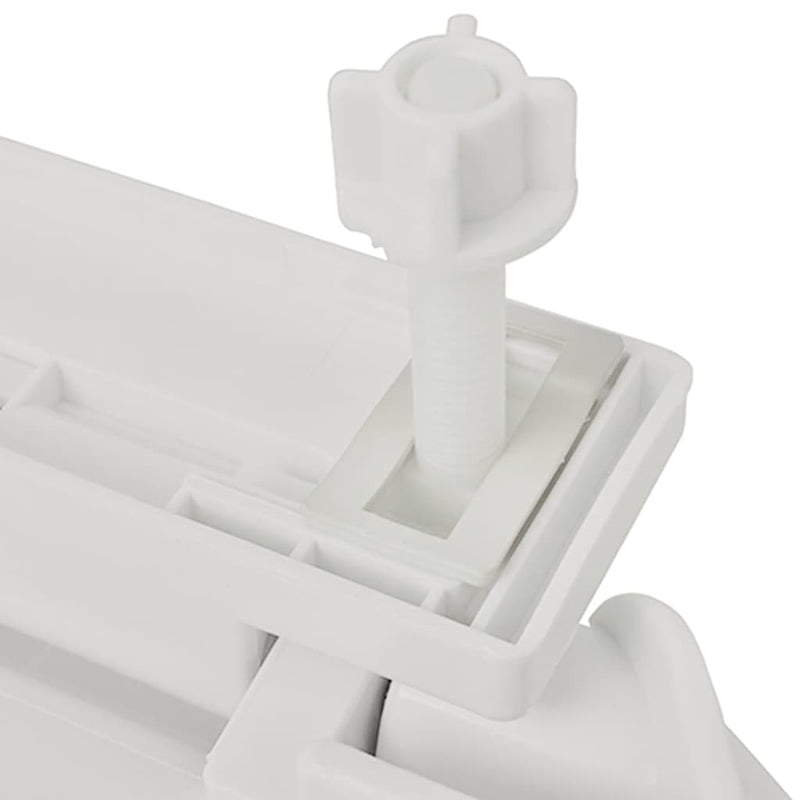 vidaXL Soft-close Toilet Seat White Oval