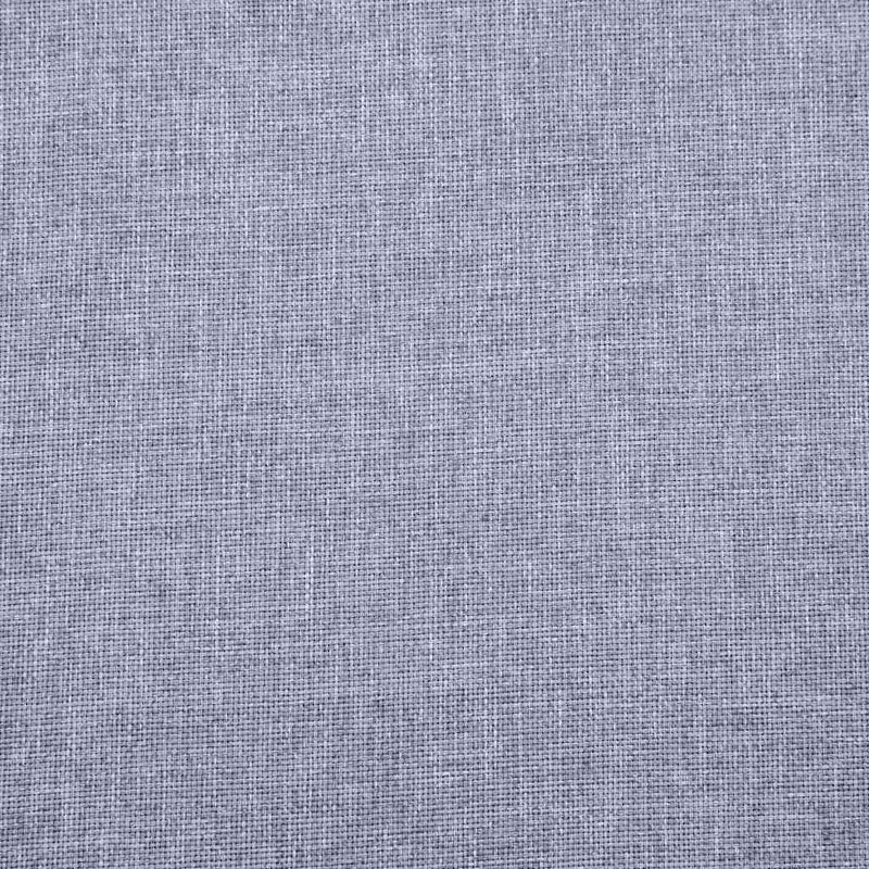 vidaXL Sofa 3-Seater Fabric Light Grey