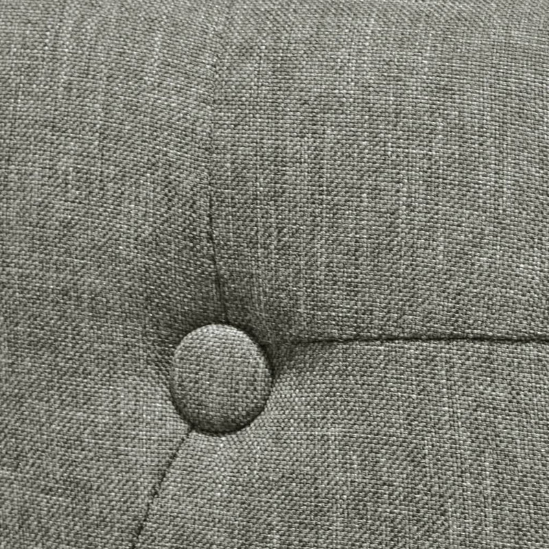 vidaXL Dining Chairs 4 pcs Grey Fabric