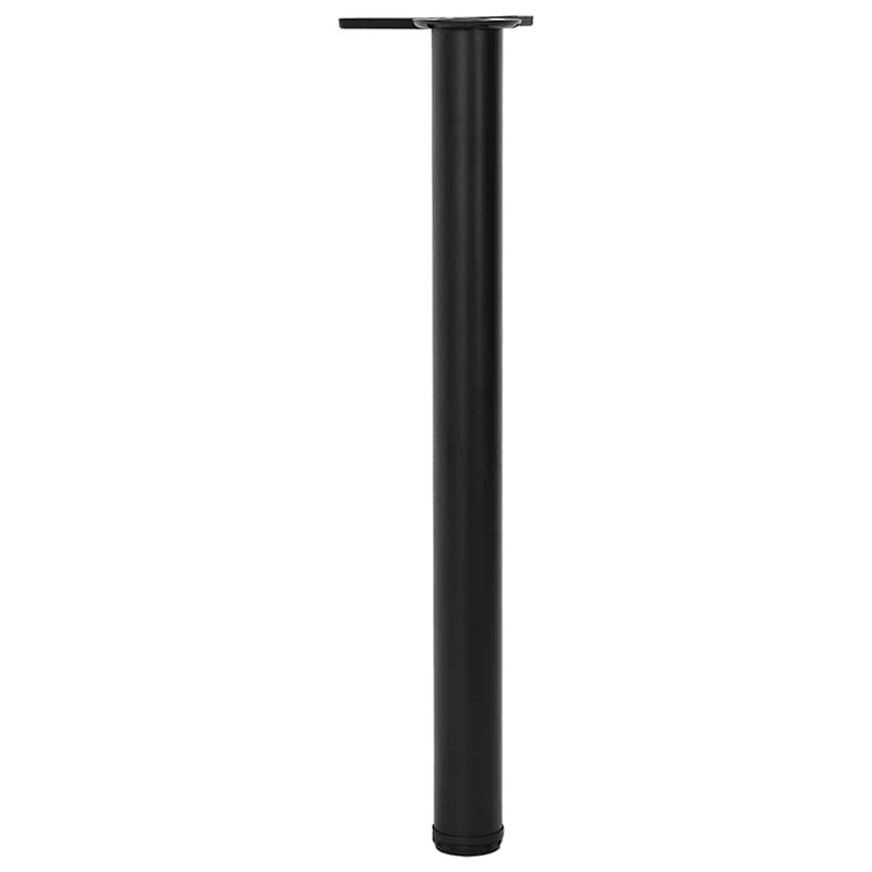 vidaXL 4 Height Adjustable Table Legs Black 710 mm