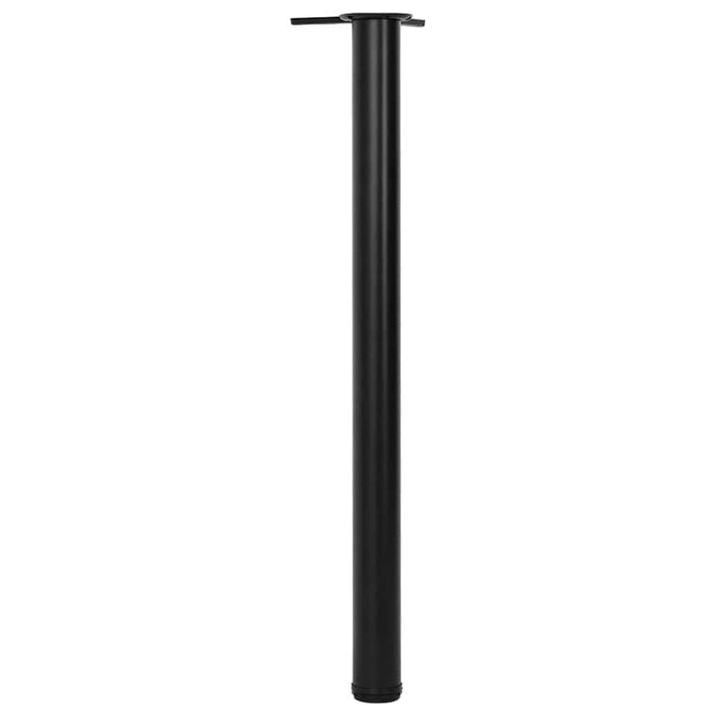 vidaXL 4 Height Adjustable Table Legs Black 870 mm