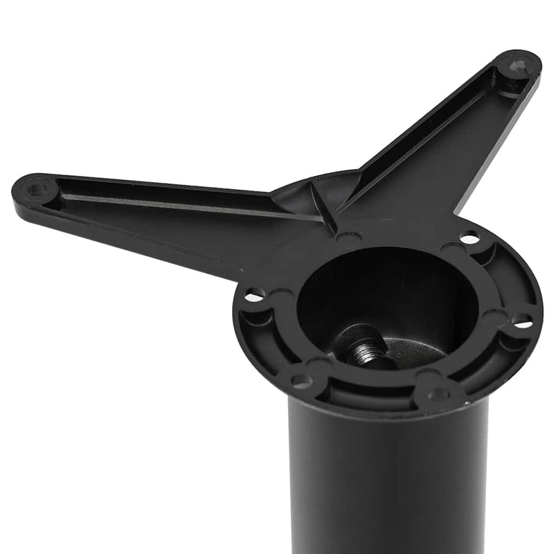 vidaXL 4 Height Adjustable Table Legs Black 870 mm