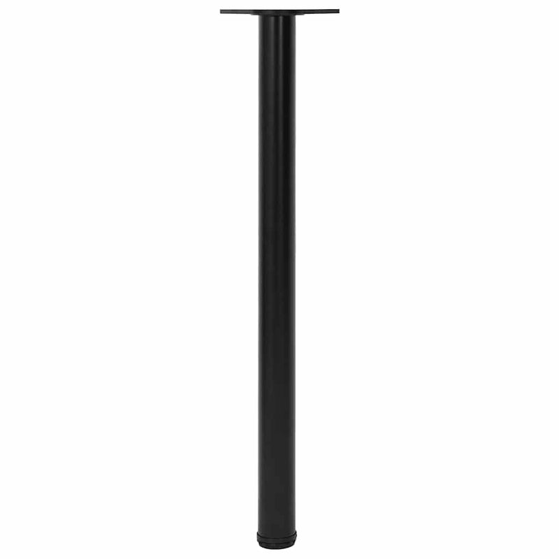 vidaXL Adjustable Table Legs 4 pcs Black 870 mm