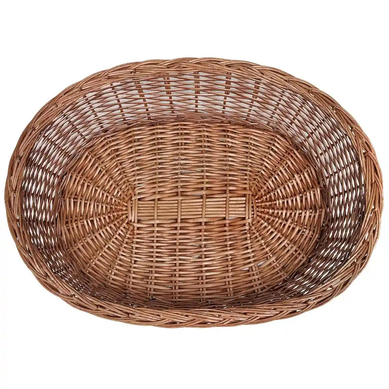 Willow Dog Basket/Pet Bed Natural 90 cm